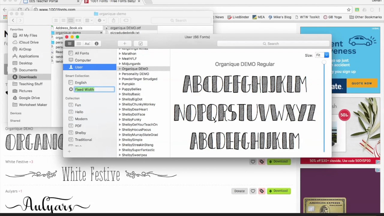 new font style word for mac
